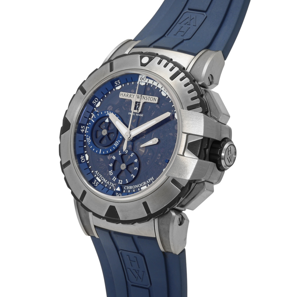 中古] ハリー・ウィンストン オーシャン スポーツ クロノグラフ