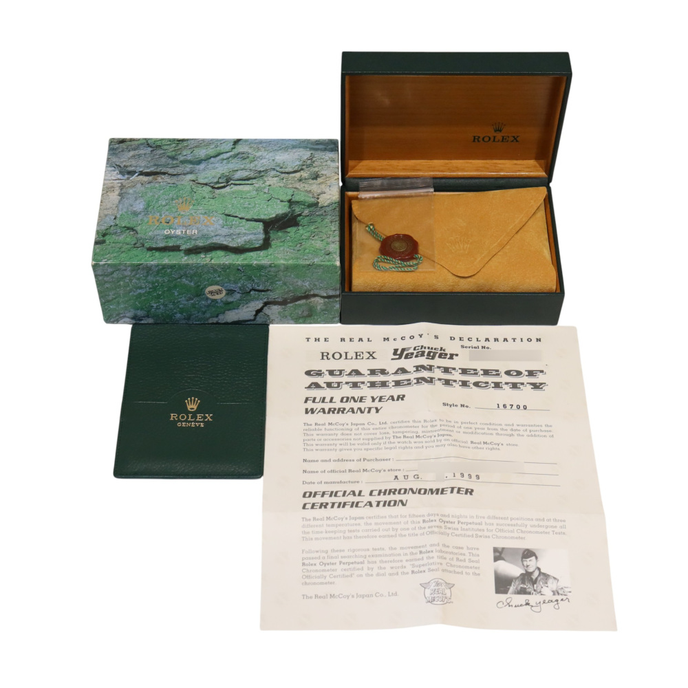 中古] ロレックス GMTマスター チャック・イエーガー 2ndモデル リアル
