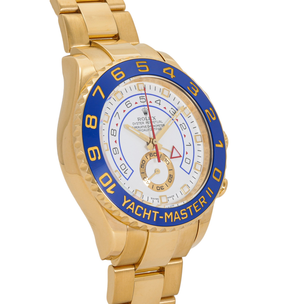 ロレックス ヨットマスターII 116688.WHGDNOホワイト/金針 オイスター