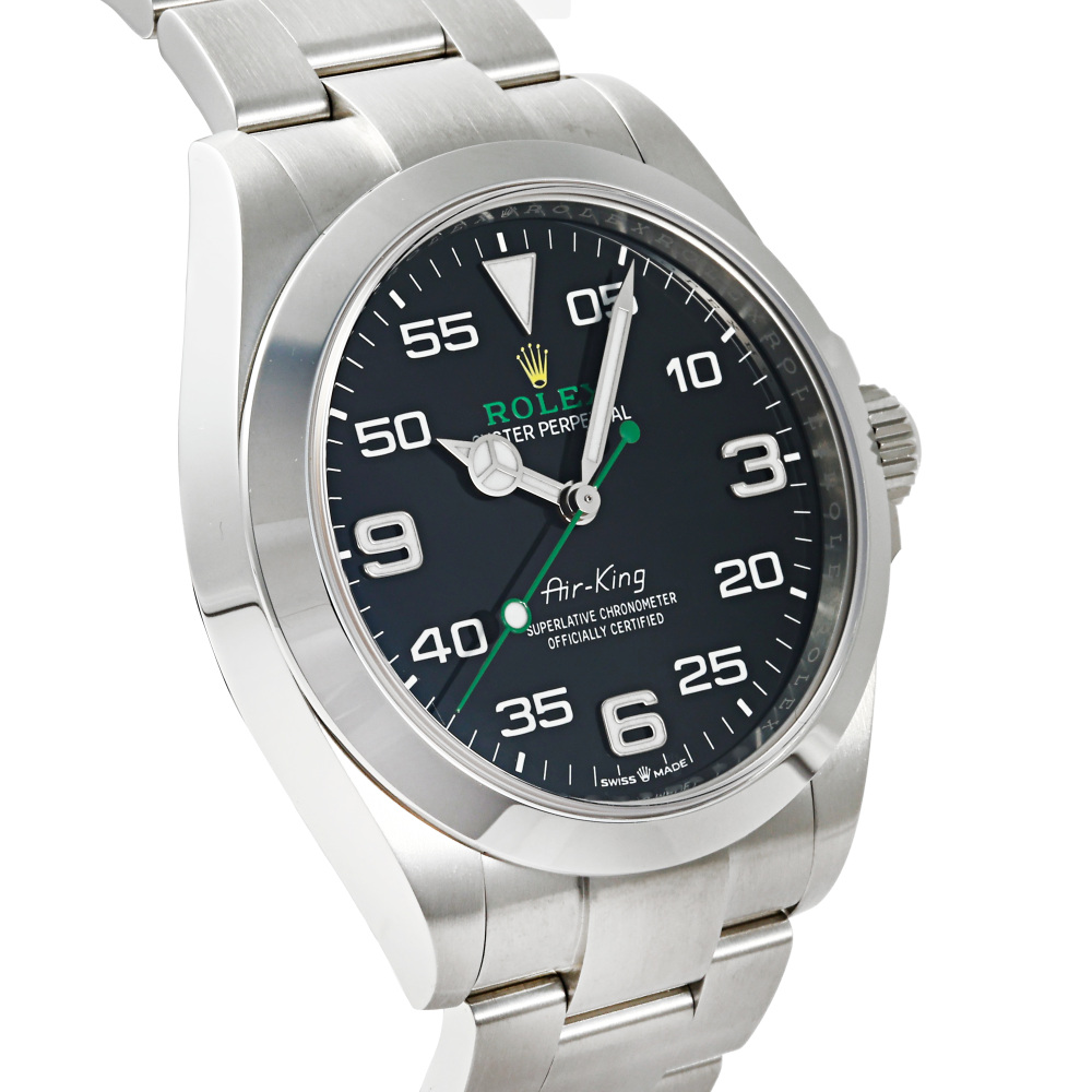 新品] ロレックス エアキング 126900.BKAROブラック オイスター