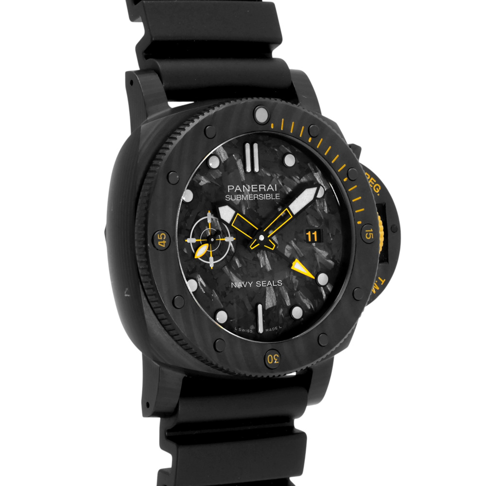 中古] パネライ ルミノール サブマーシブル GMT カーボテック ネイビー
