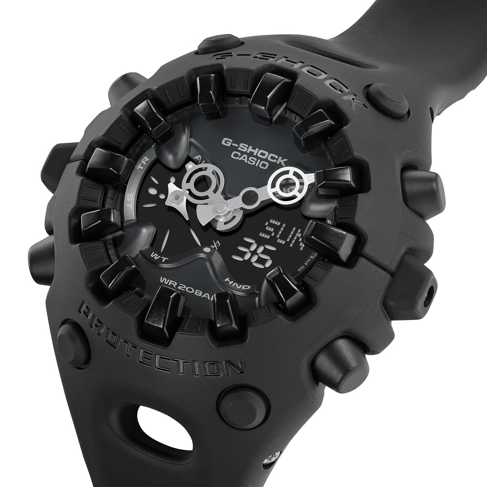 新品] カシオ Gショック GAV011AJFブラック 樹脂 ワールドタイム