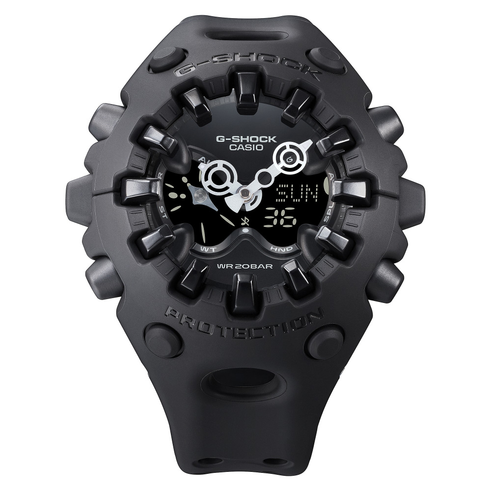 新品] カシオ Gショック GAV011AJFブラック 樹脂 ワールドタイム