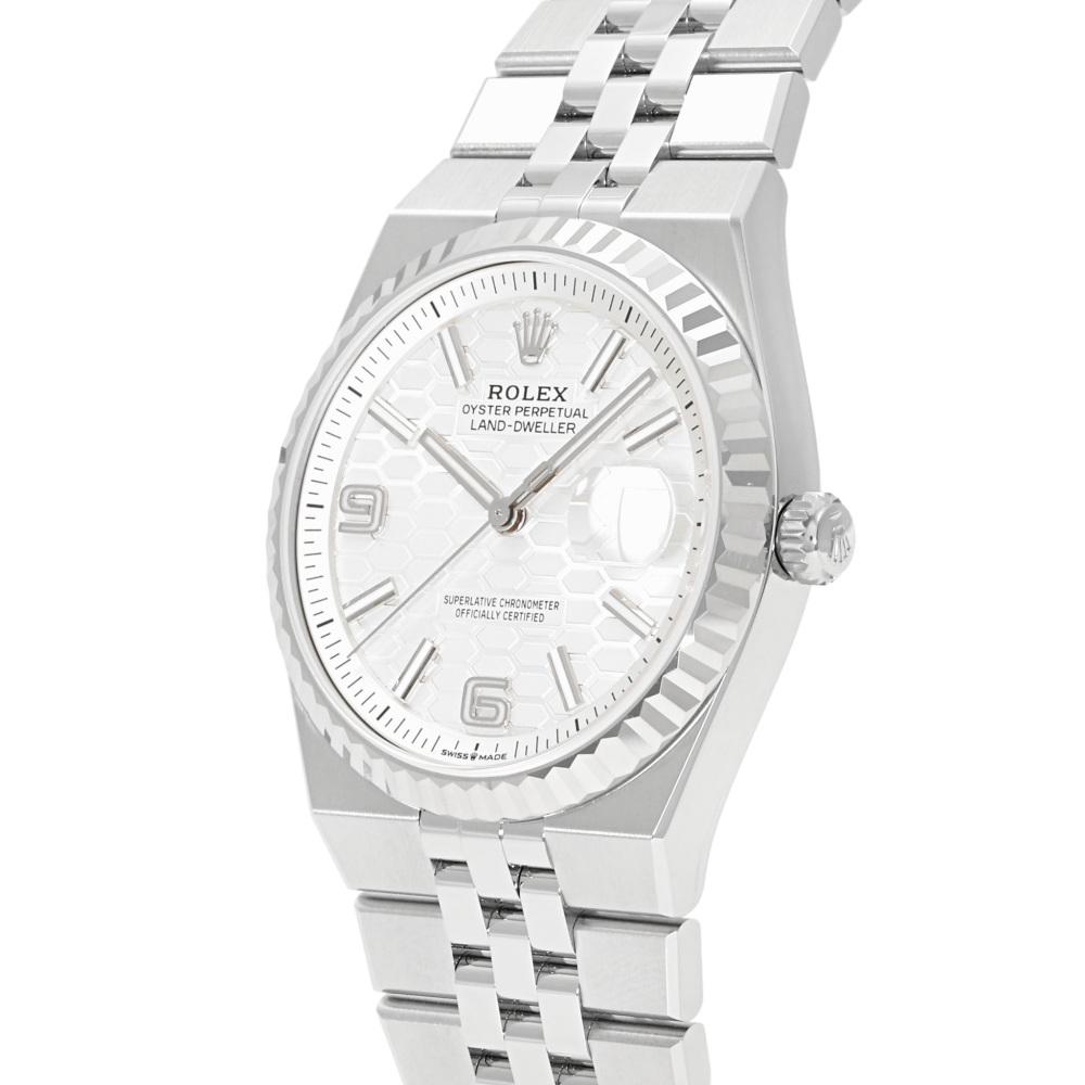 日通 銀杯 (変色あり) 新品] ロレックス ランドドゥエラー 127234.HNINWH69ARFJ ハニカム