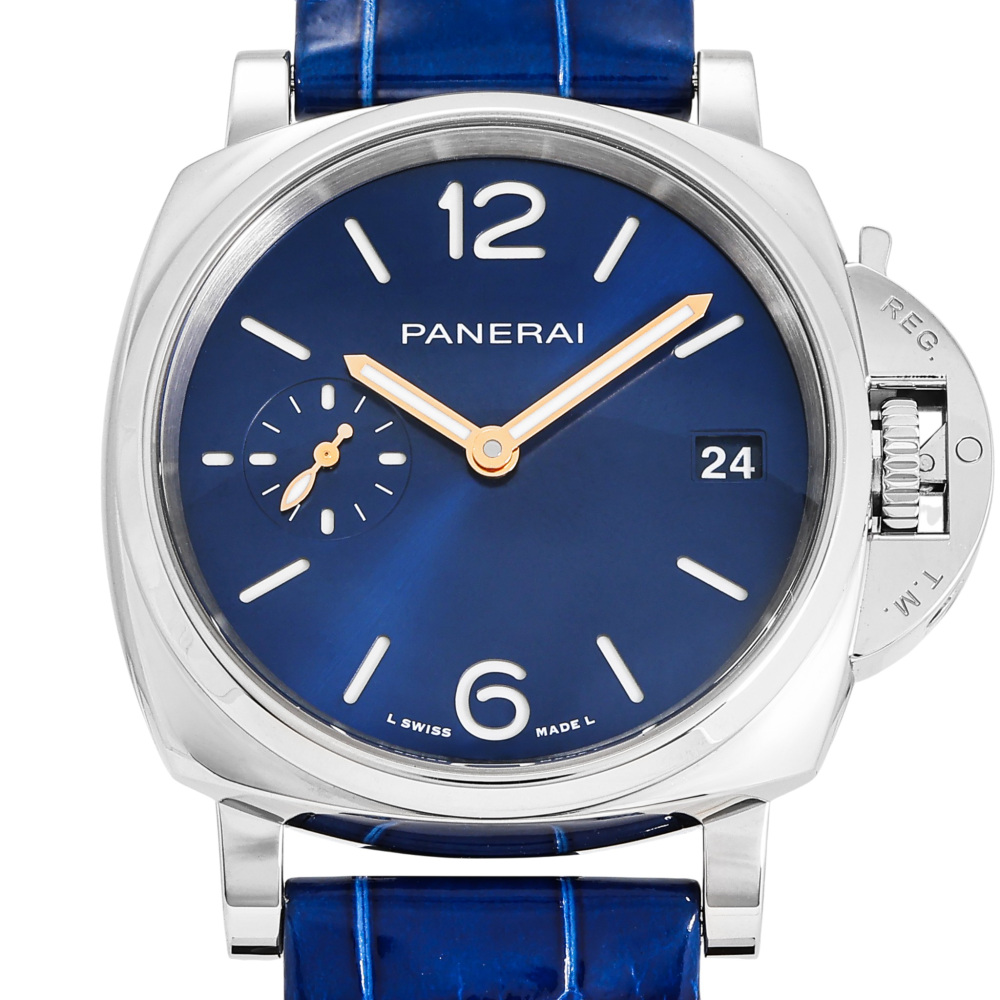 新品] パネライ ルミノール PAM01273ブルー ステンレス デイト表示