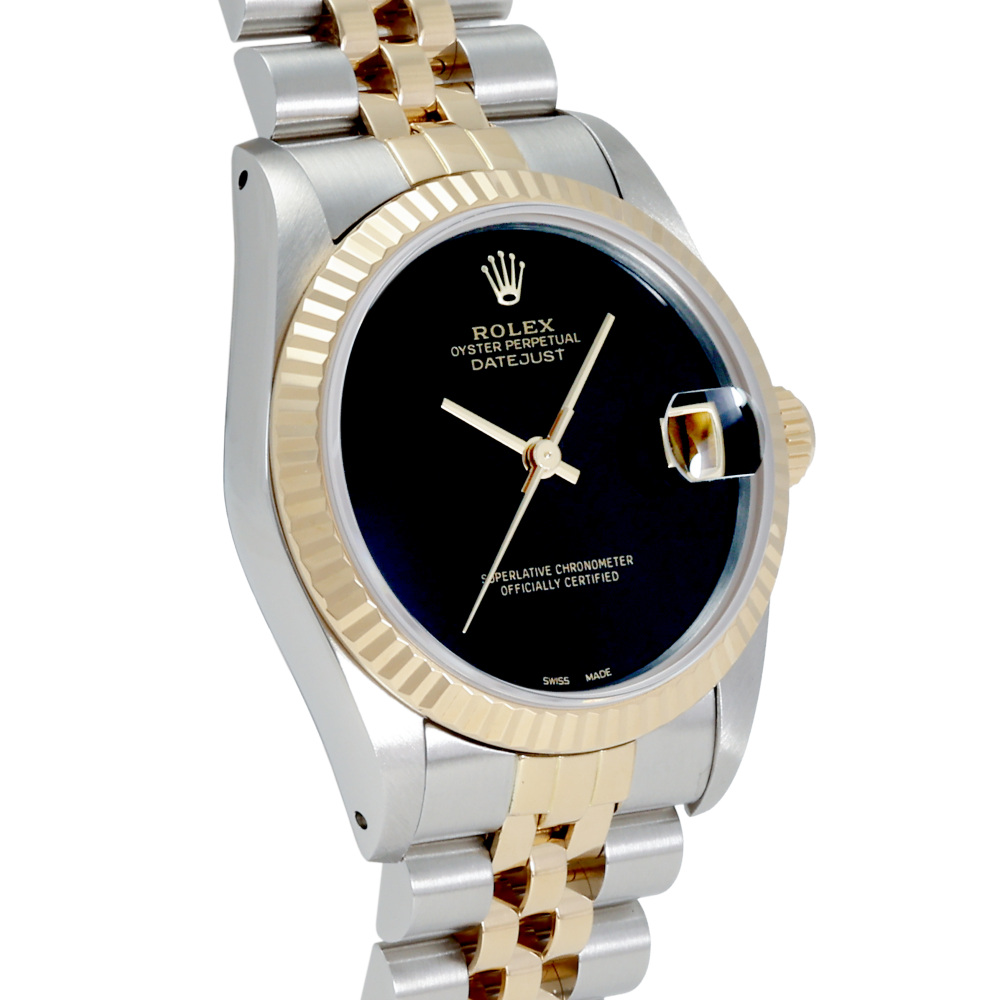 【K】ROLEXデイトジャスト ロレックス デイトジャスト 68273.OYJ オニキス ブラック ジュビリー