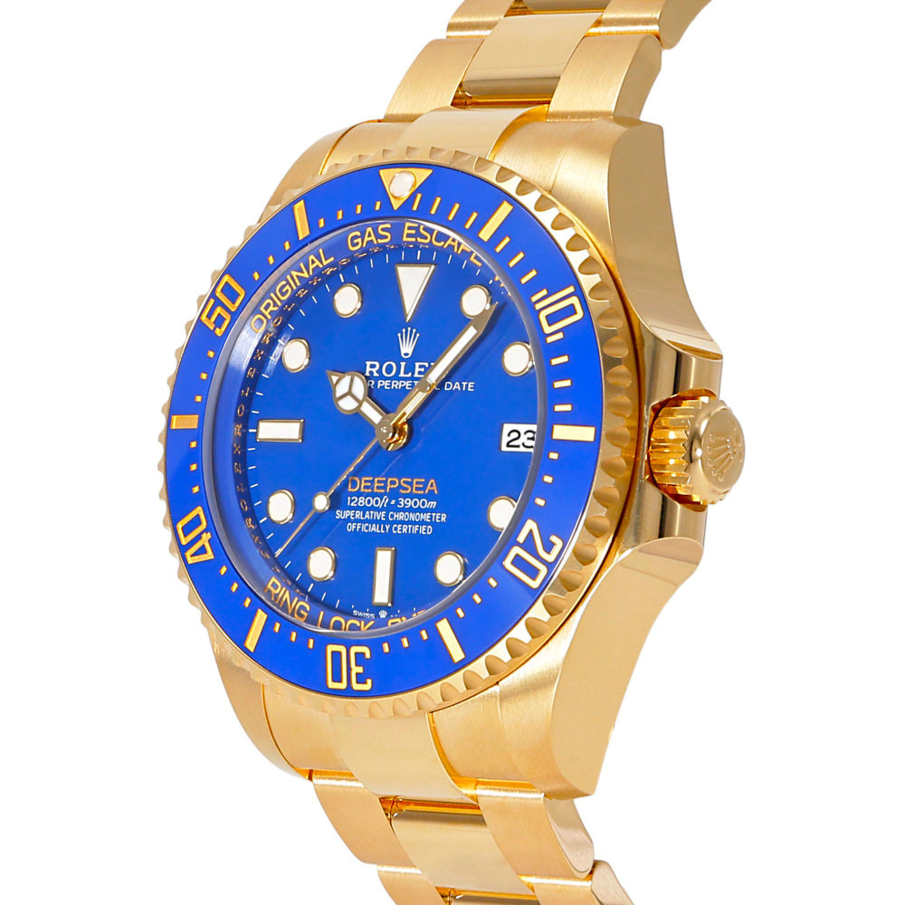 ロレックス ディープシー 136668LB.BLDTブルー オイスター K18イエロー