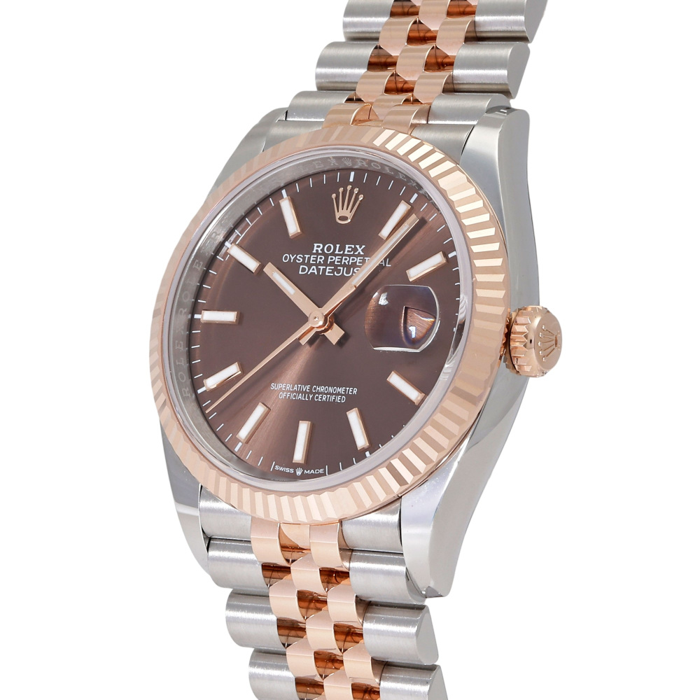 ロレックス デイトジャスト 126231.CHBJチョコレート/バー ジュビリー