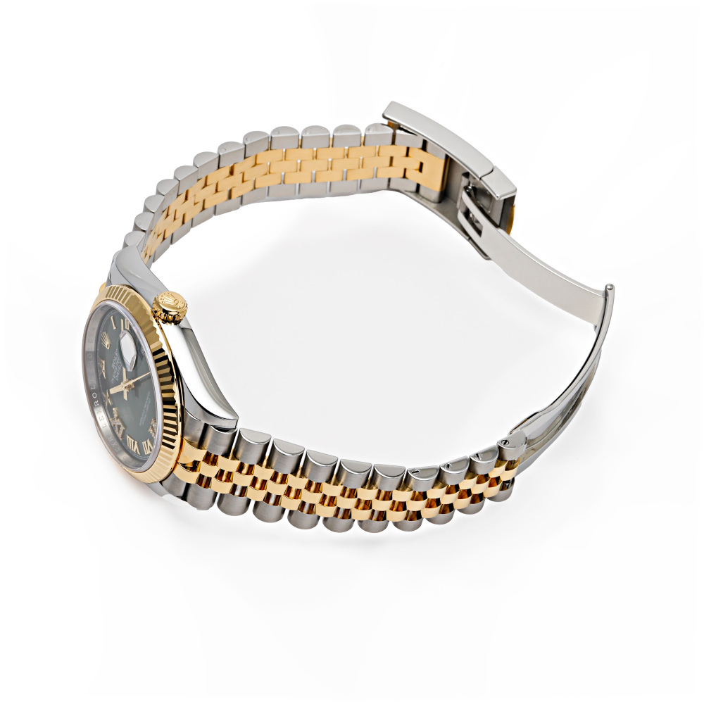 ロレックス デイトジャスト 126233.OGRM69DJオリーブグリーン/ローマ