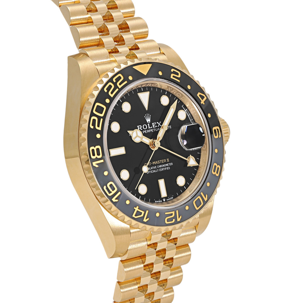 【yyss】 ロレックス GMTマスターII 126718GRNR.BKDTJブラック/ドット