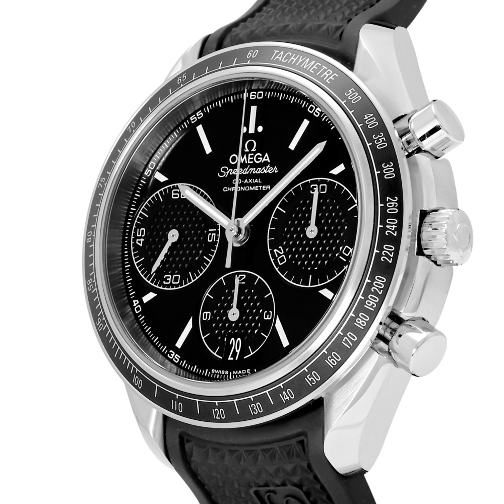 新品] オメガ スピードマスター 32632405001001ブラック ステンレス