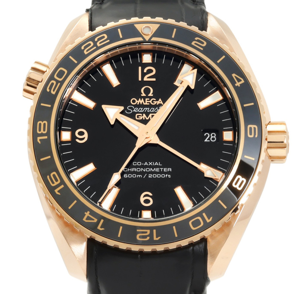 【70万円】OMEGA オメガ　レディース、メンズ　ブラック　ゴールド美品　付属 オメガのシーマスター『210.22.42.20.01.001』｜ゴールドとブラックが