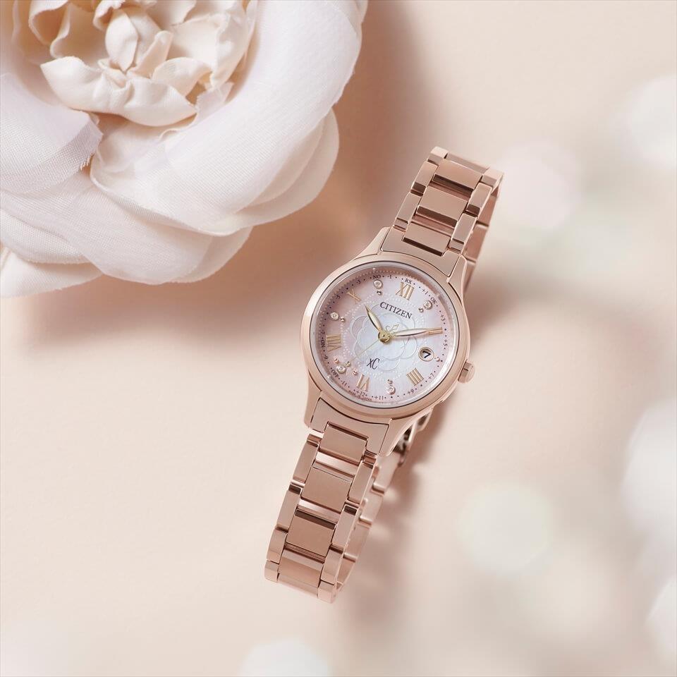 New] Citizen Crosssea ES949869N shell pink Lab-grown Diamonds