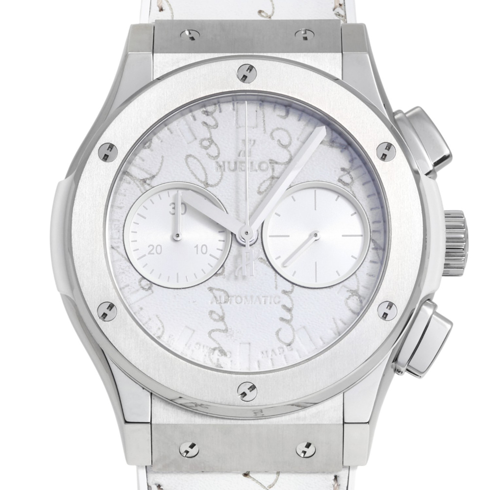 Berluti HUBLOT クラシックフュージョン 純正 新品未使用 中古] ウブロ クラシックフュージョン クロノグラフ ベルルッティ