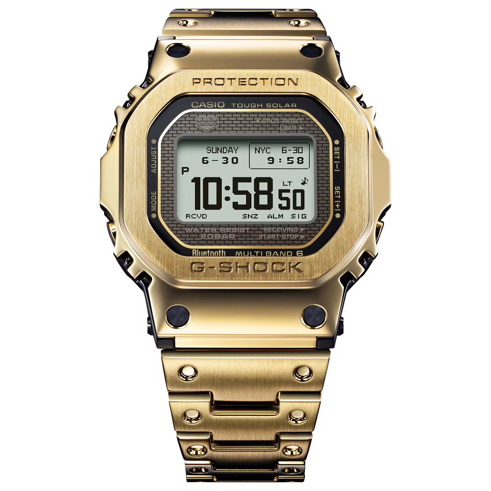 新品] カシオ Gショック GMWBZ5000GD9JFグレー ステンレス ワールド