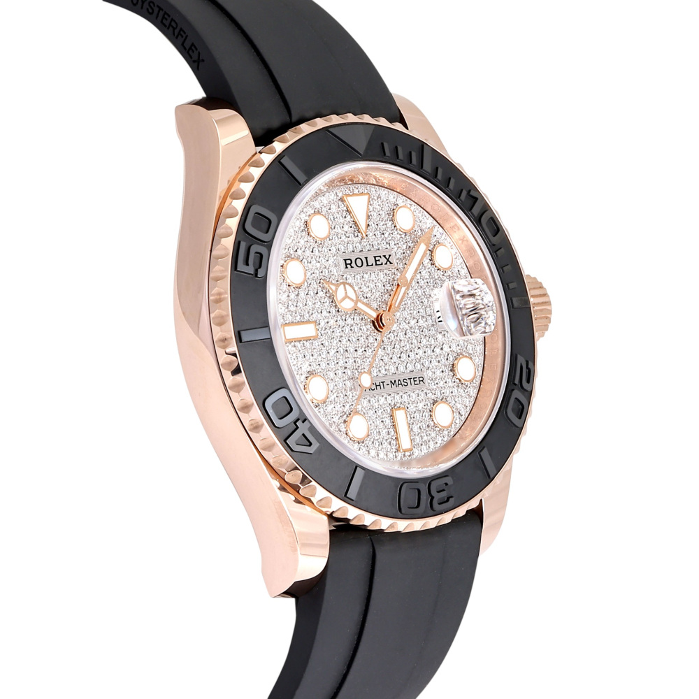 吹雪 ロレックス ヨットマスター 126655.BKDTブラック オイスターフレックス