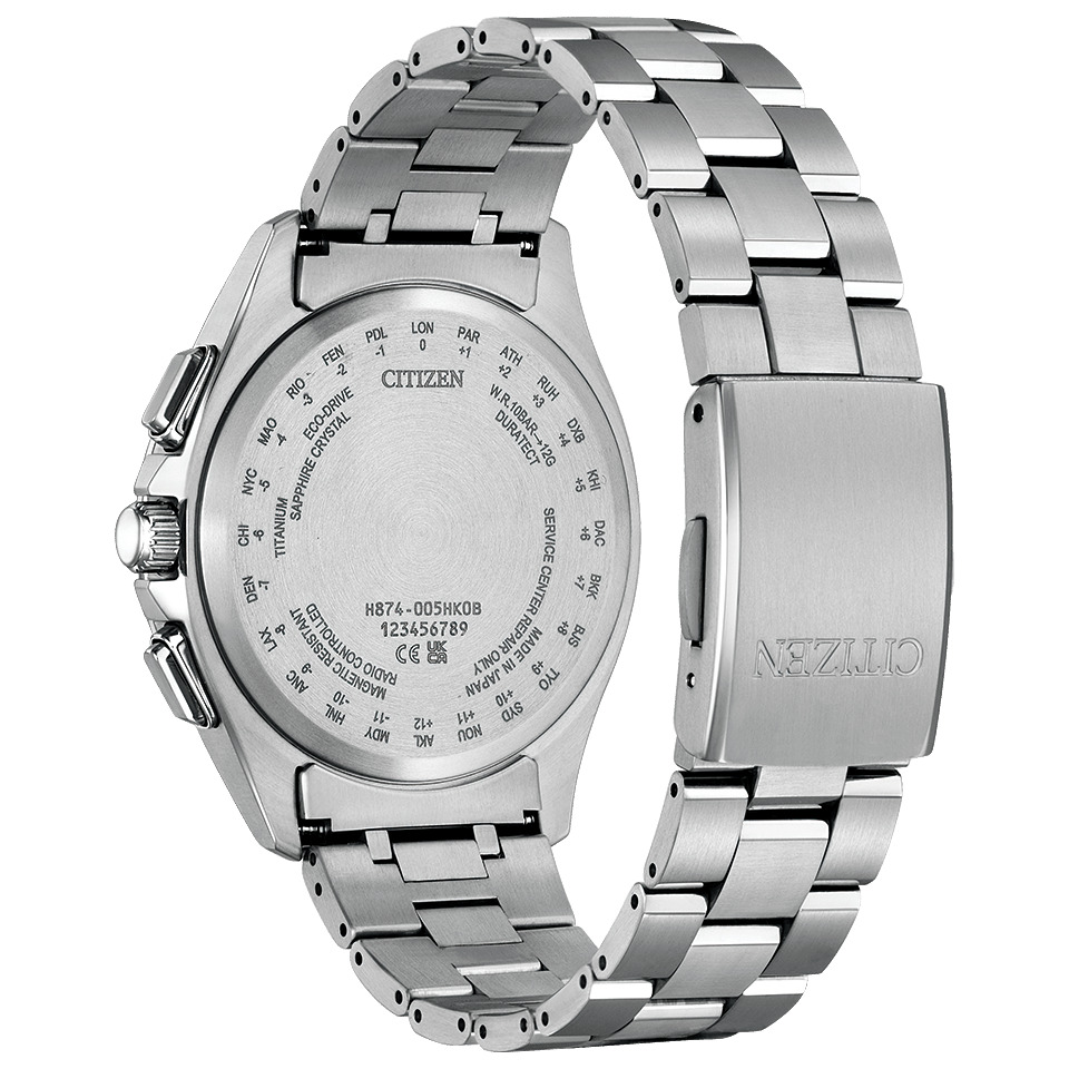 新品] シチズン アテッサ BY100051Lブルー スーパーチタニウム