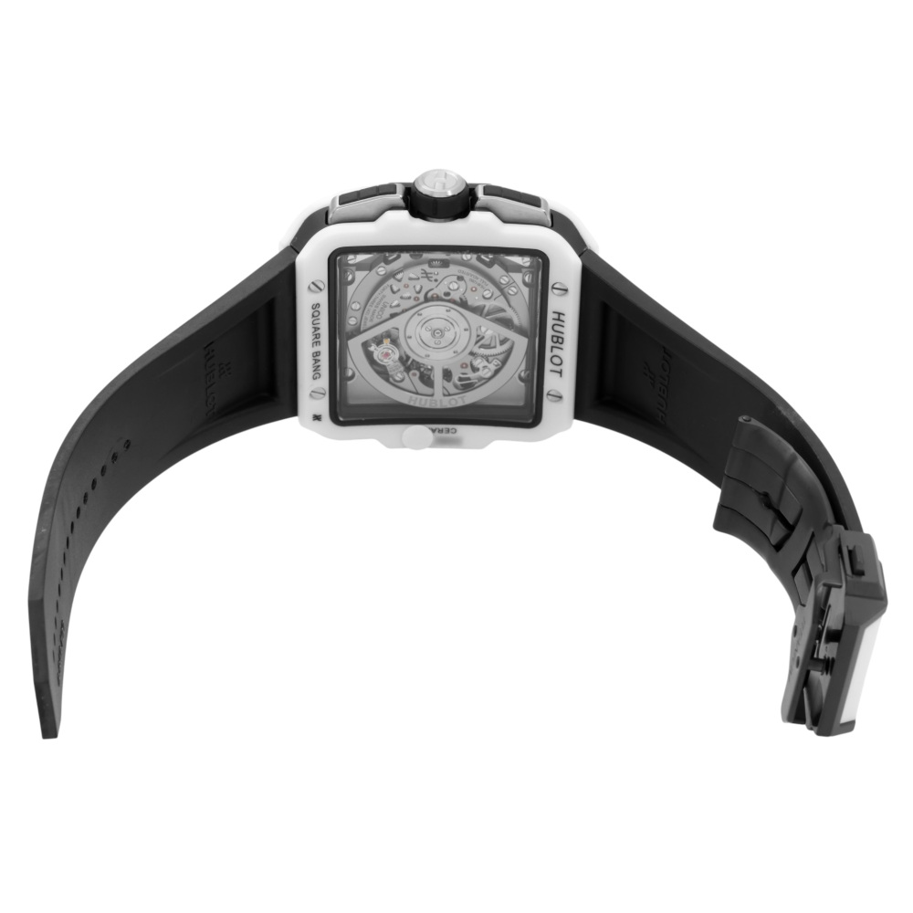中古] ウブロ スクエア・バンウニコ ホワイトセラミック 821HX0170RX