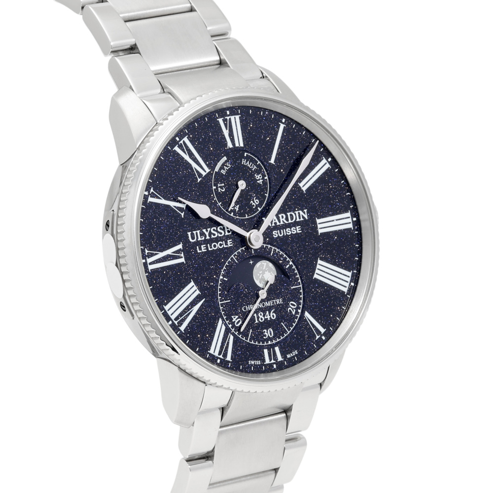 中古] ユリス・ナルダン マリーン トルピユール ムーンフェイズ