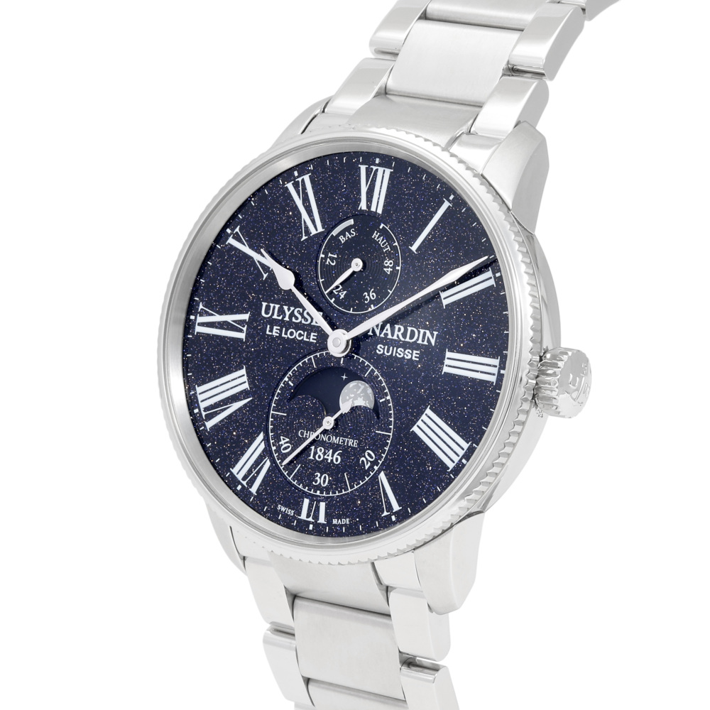 中古] ユリス・ナルダン マリーン トルピユール ムーンフェイズ