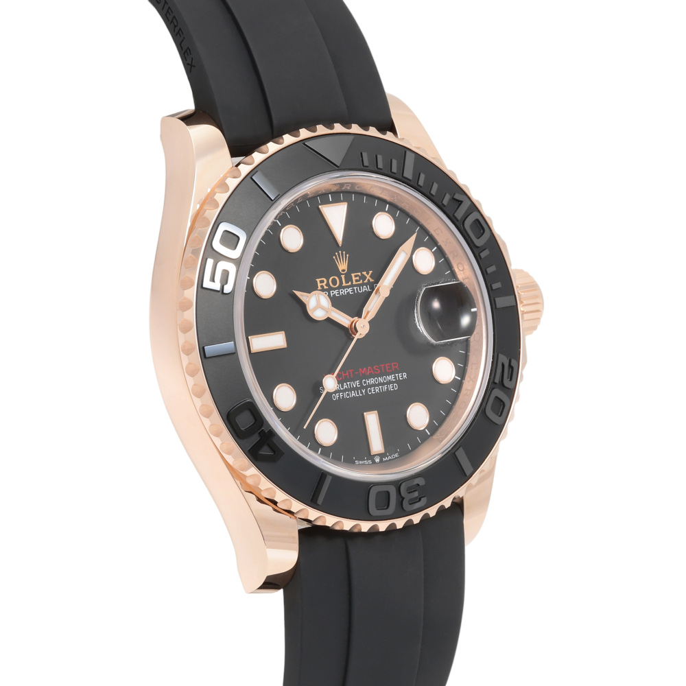 ロレックス ヨットマスター 126655.BKDTブラック オイスターフレックス