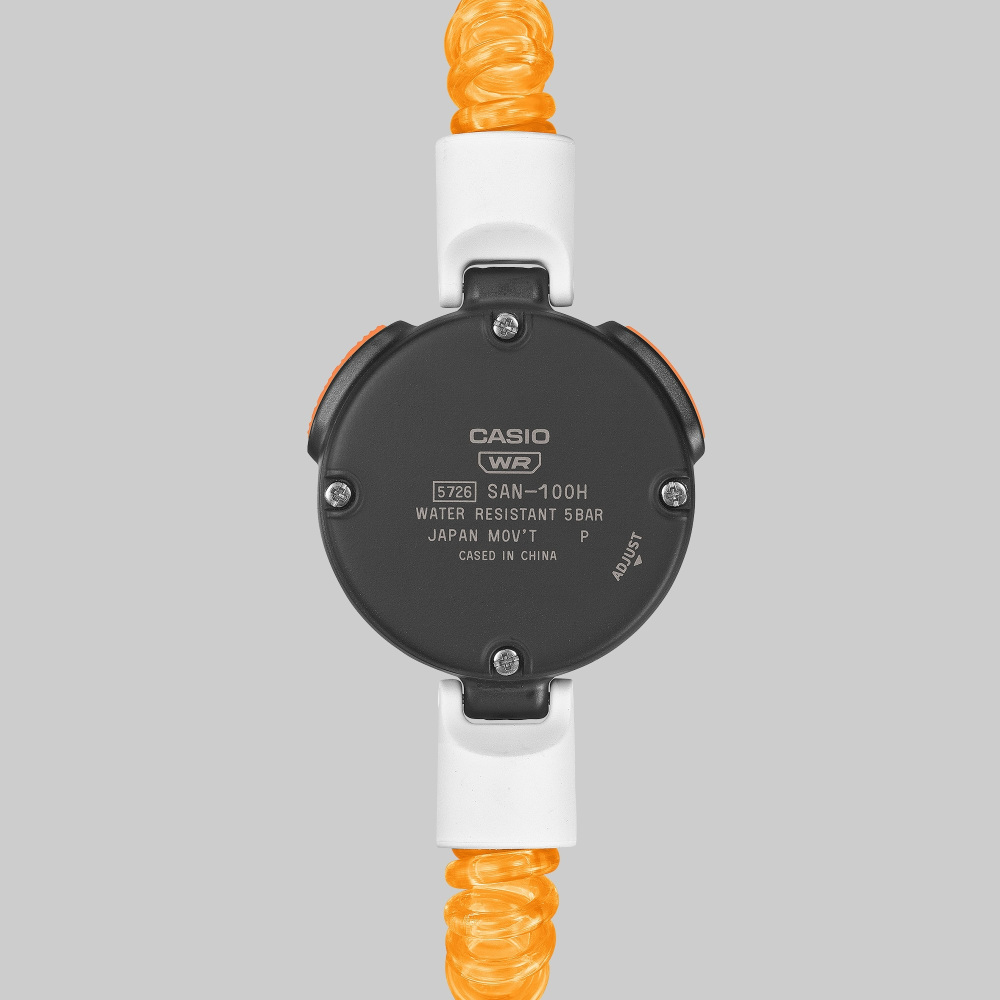 新品] カシオ サ時計 SAN100H7BJRホワイト 樹脂 | ゆきざき