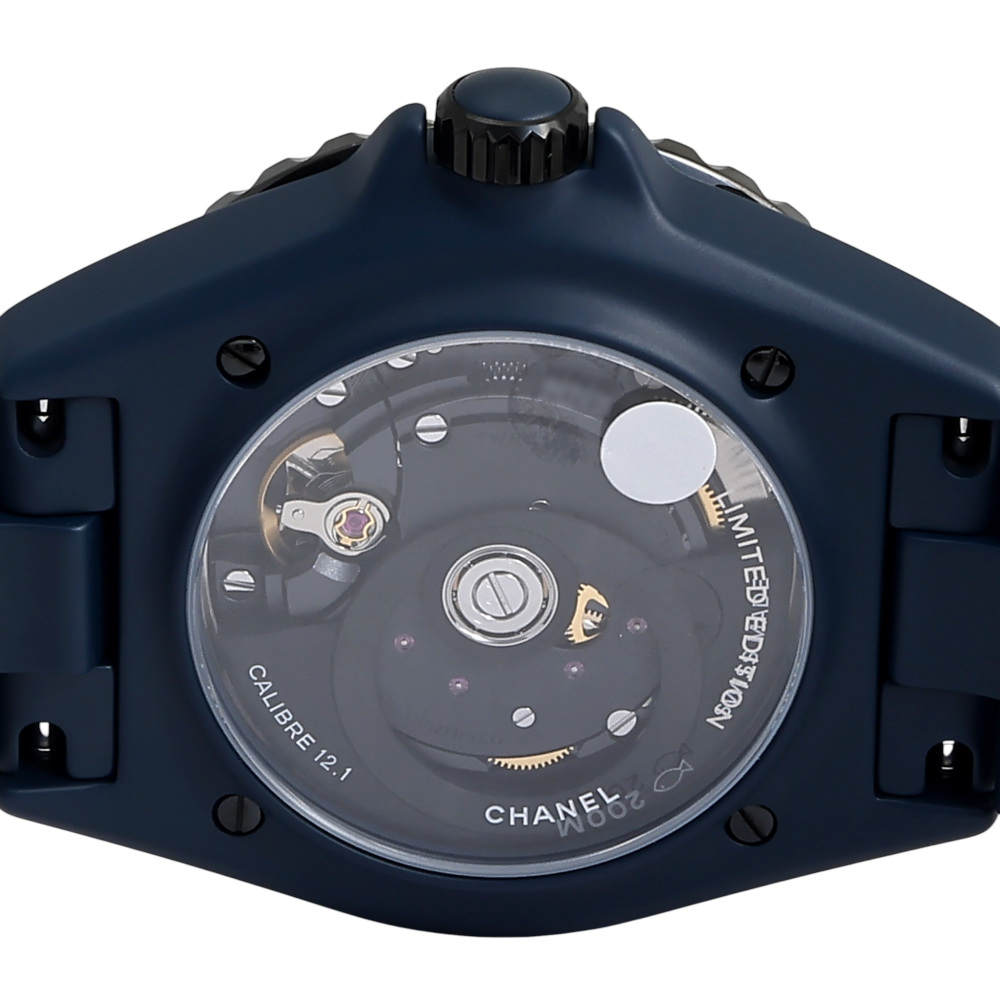 新品] シャネル J12 H10310ブルー ダイヤモンド セラミック | ゆきざき