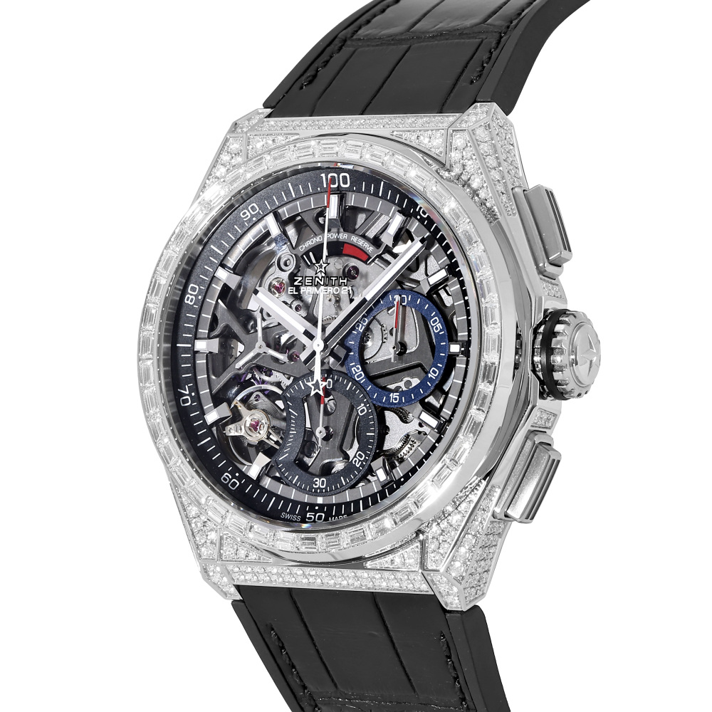 USED] Zenith Defy El Primero 21 Full diamond 329000900478R582