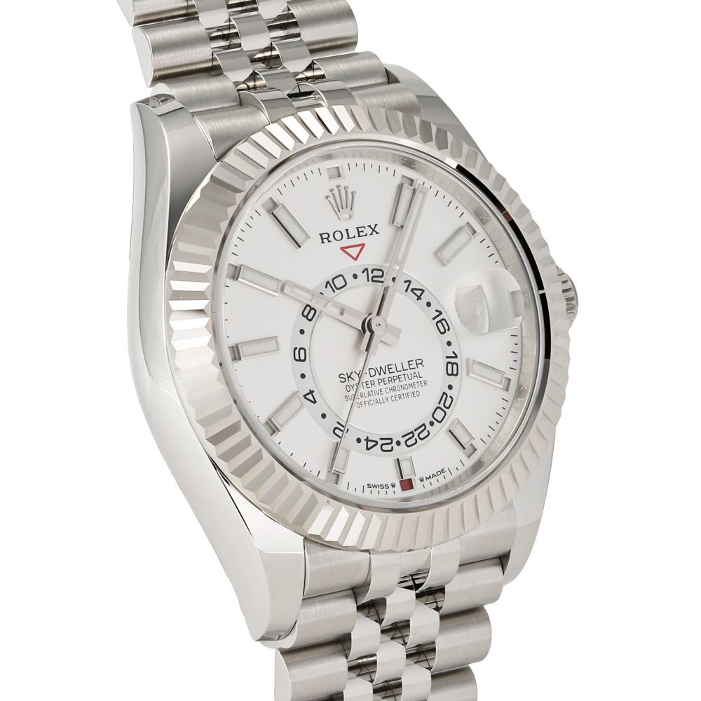 ロレックス スカイドゥエラー 336934.IWHJインテンスホワイト/バー