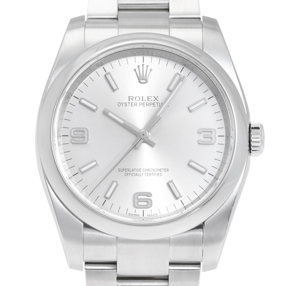 ロレックス オイスターパーペチュアル 116000.SV369AROシルバー/369