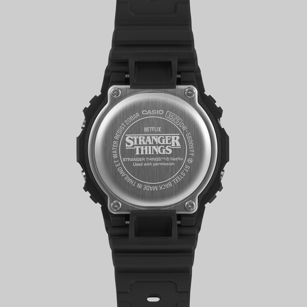新品] カシオ Gショック DW5600STT1JRブラック 樹脂 クロノグラフ 