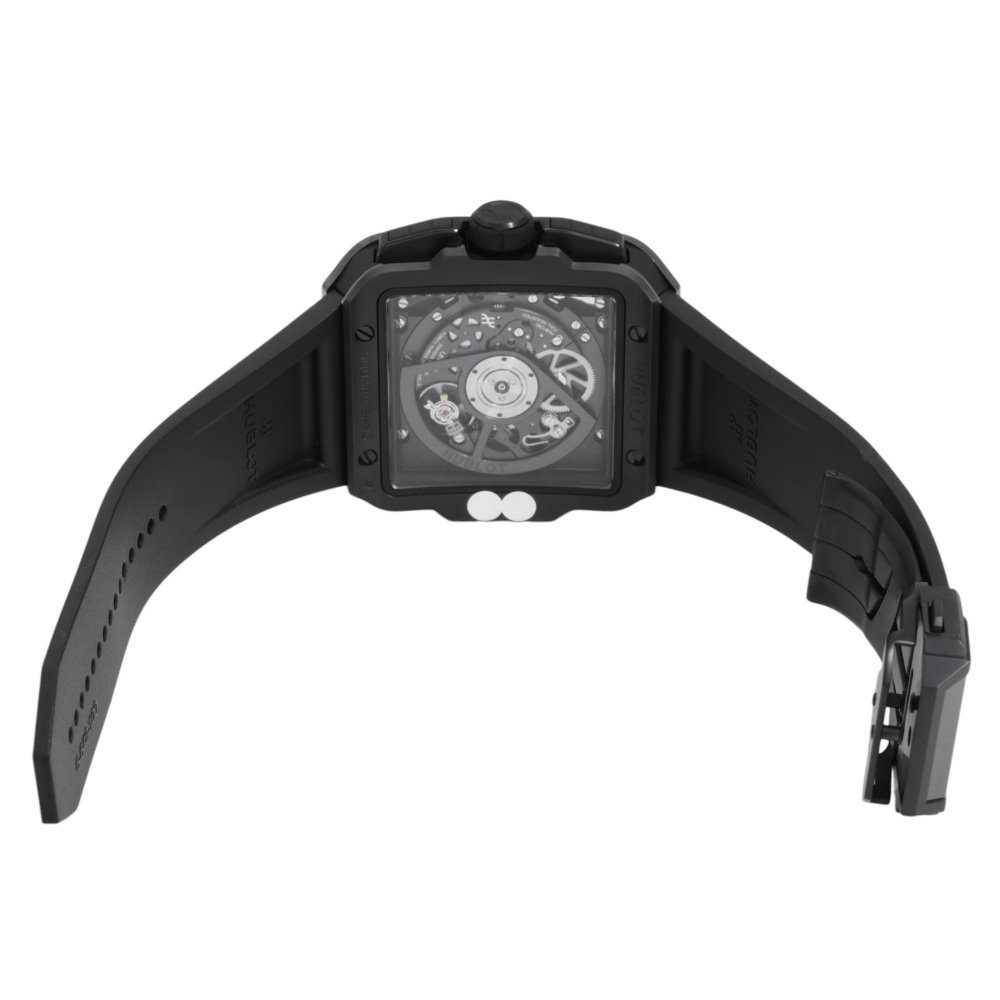 中古] ウブロ スクエア・バンウニコ オールブラック ダイヤモンド