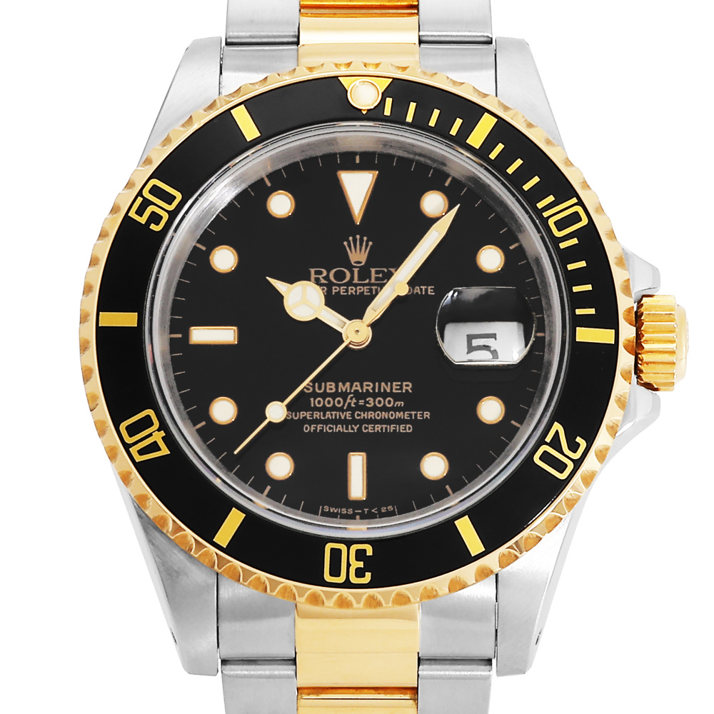 〇純正 ROLEX サブマリーナー デイト 16613 駒 C007235 ロレックス サブマリーナー デイト 16613.BKSBCブラック オイスター