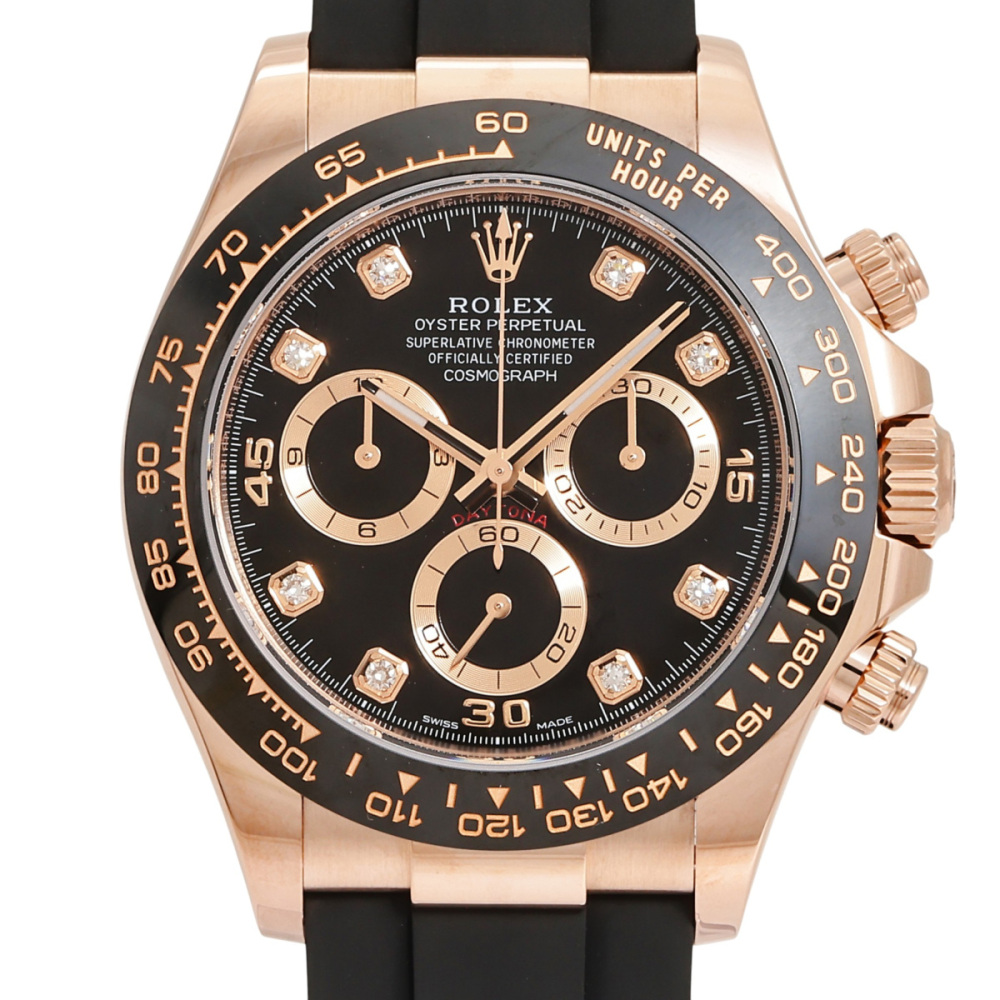 海外販促品 ROLEX コスモグラフ　デイトナ　大型掛け時計　ゴールド/ブラック ロレックス コスモグラフ デイトナ 116515LNG.BK8PDブラック/8PD