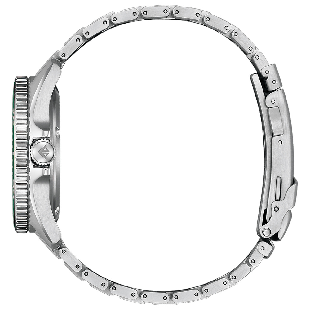 新品] シチズン プロマスター BN026950Wグリーン ステンレス 逆回転