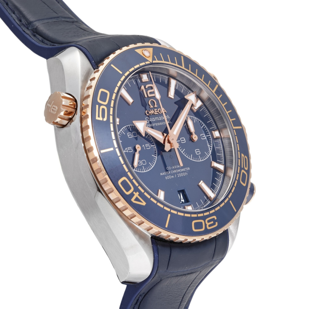 新品] オメガ シーマスター 21523465103001ブルー ステンレス クロノ