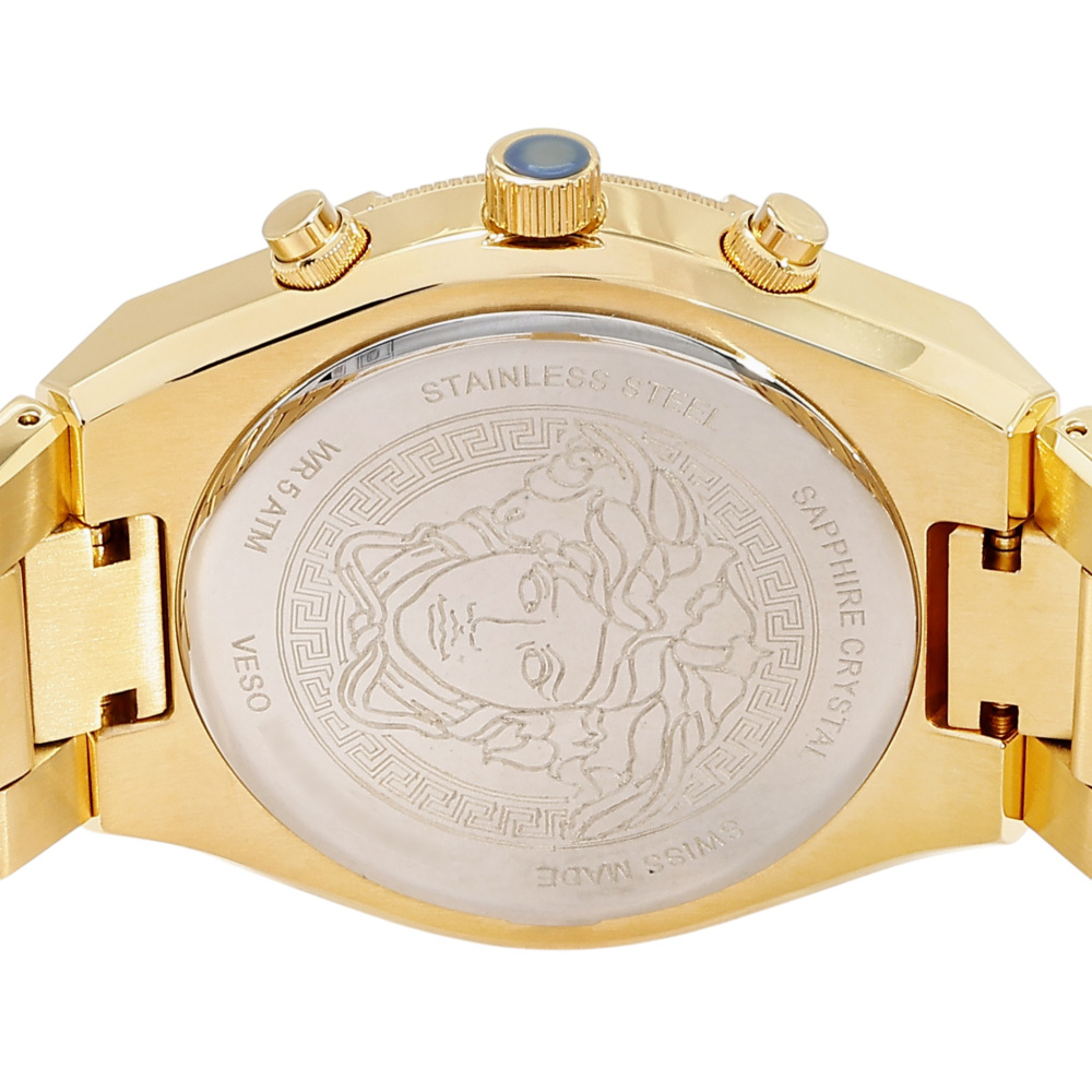 新品] ヴェルサーチ スポーティグレカ VESO01424ゴールド ステンレス