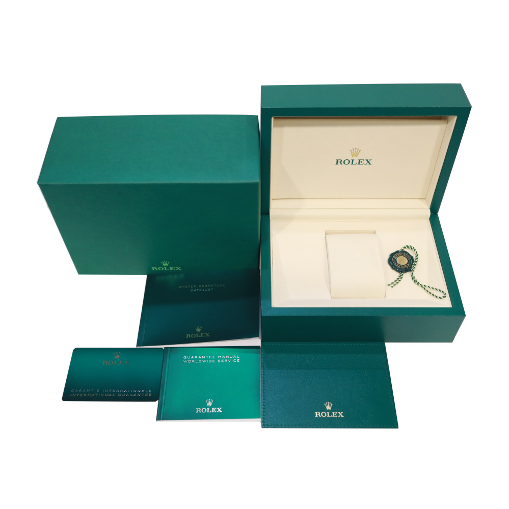 ROLEX DATEJUST デイトジャスト内外箱美品付属品セット ロレックス デイトジャスト 126200.MGRBJミントグリーン/バー