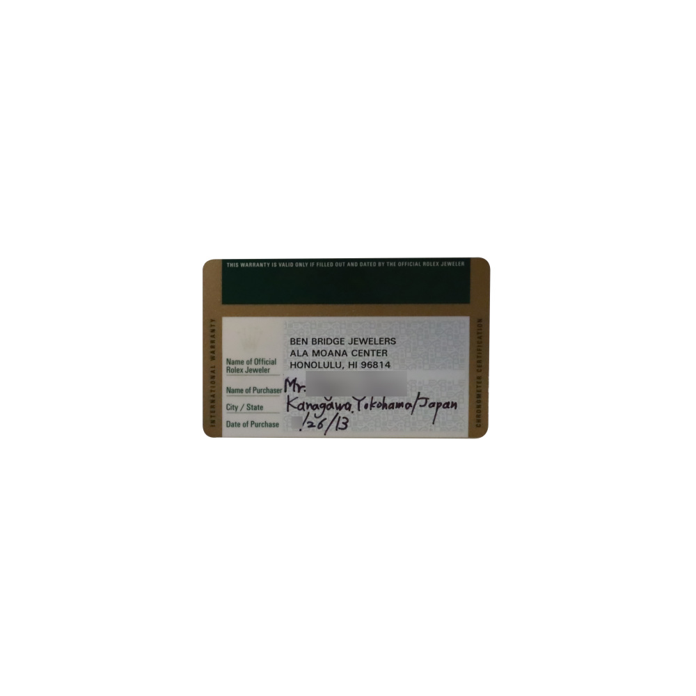 ロレックス オイスターパーペチュアル 116000.BKCTARO コンセント
