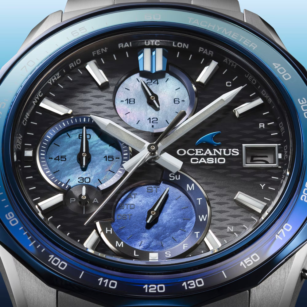 新品] カシオ オシアナス OCWS7000AP1AJF シェル ブラック チタン
