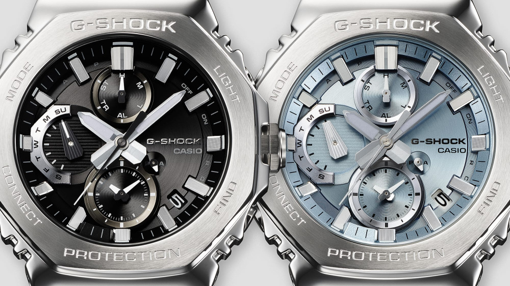 新品] カシオ Gショック GMCB2100AD2AJFライトブルー ステンレス