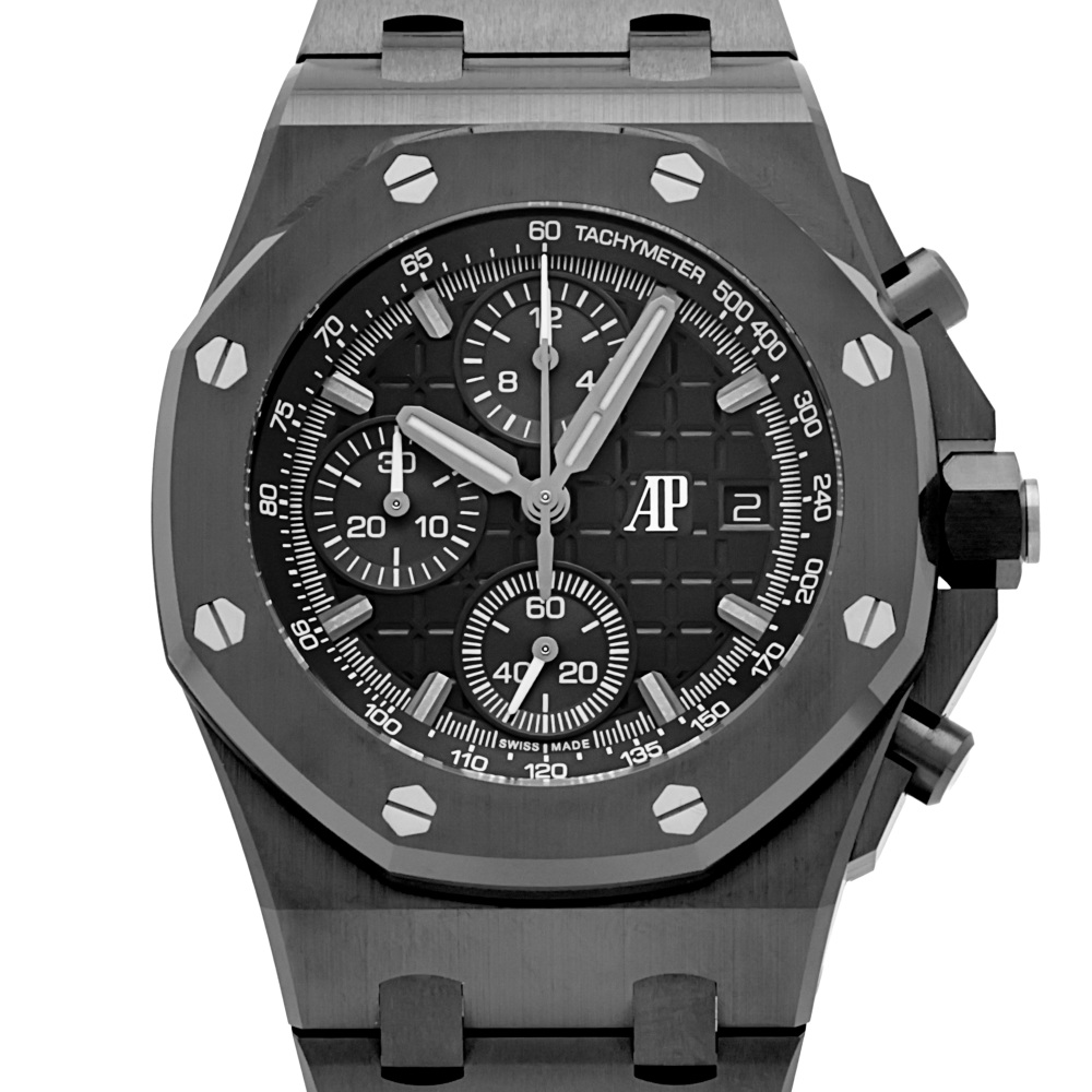 オーデマピゲ Audemars ロイヤルオークオフショア レザー ベルト 黒 新品] オーデマ・ピゲ ロイヤルオーク オフショア 26238CEOO1300CE02