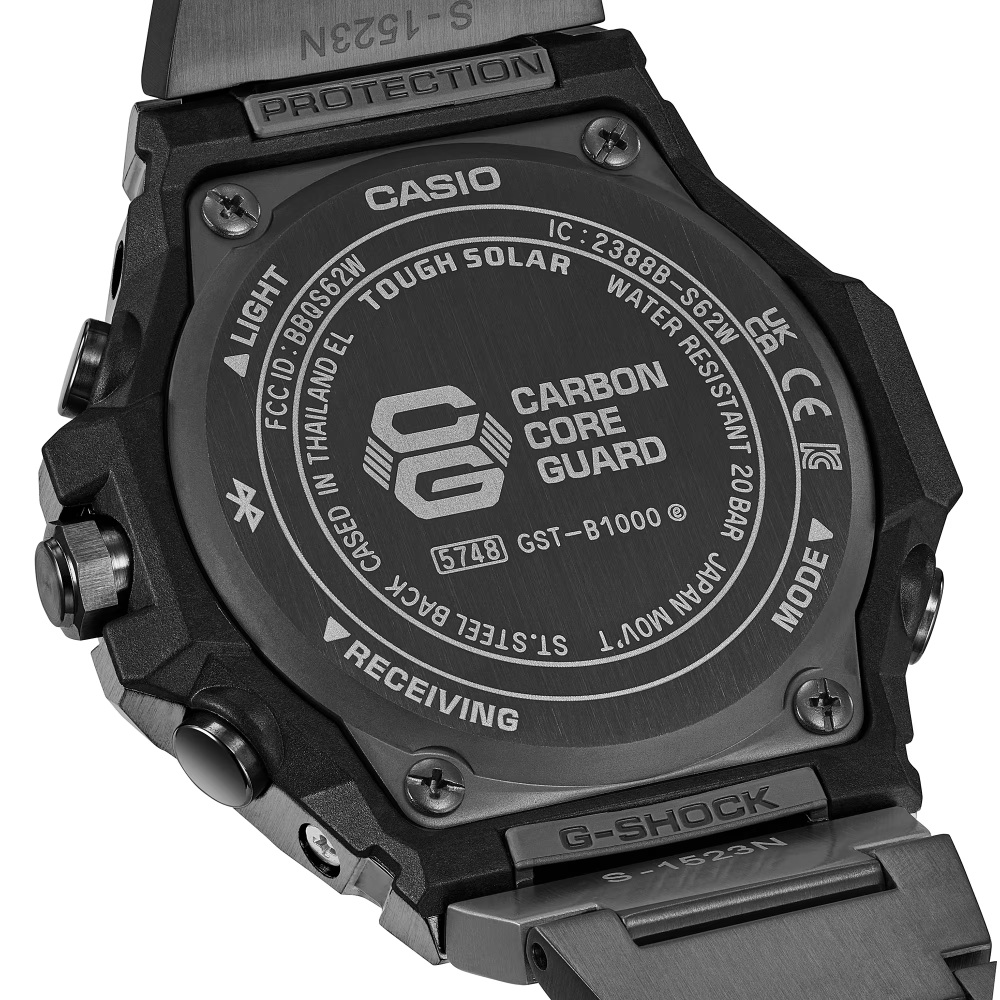 新品] カシオ Gショック GSTB1000BD1AJFブラック ステンレス