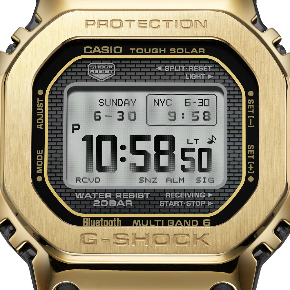 新品] カシオ Gショック GMWBZ5000GD9JFグレー ステンレス ワールド
