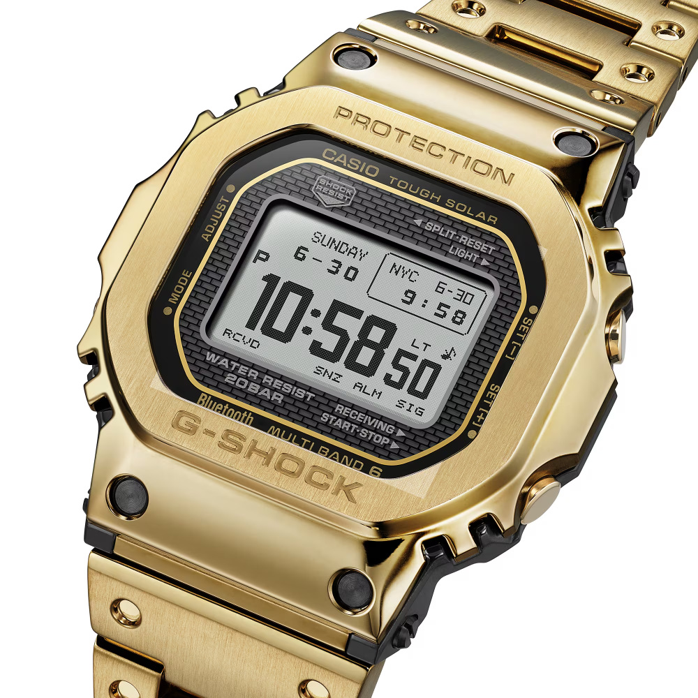 新品] カシオ Gショック GMWBZ5000GD9JFグレー ステンレス ワールド