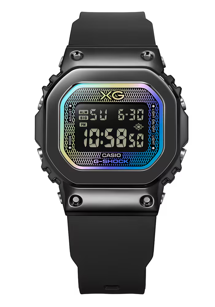 新品] カシオ Gショック GMS5600XG1JR デジタル レインボー 樹脂 LED