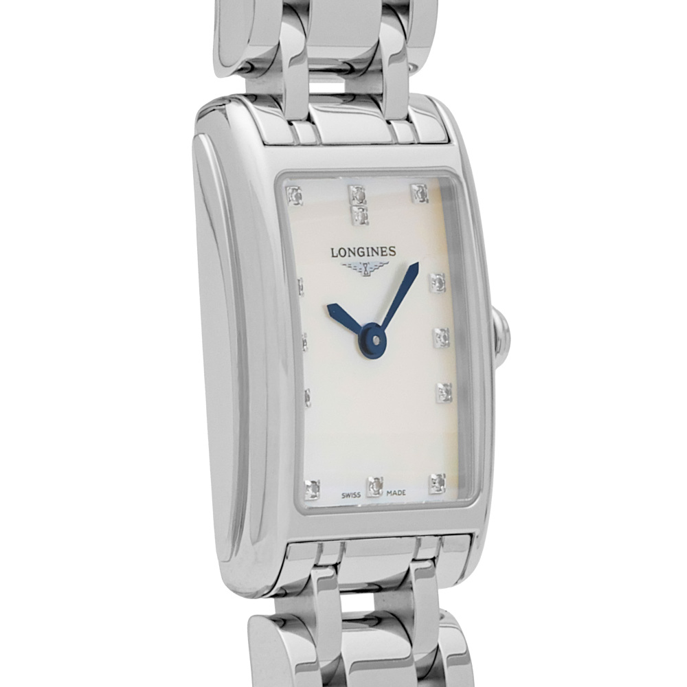 新品未使用　LONGINES クォーツ 腕時計 シェル版　ステンレスレディース 新品] ロンジン ドルチェヴィータ L52584876 シェル ホワイト