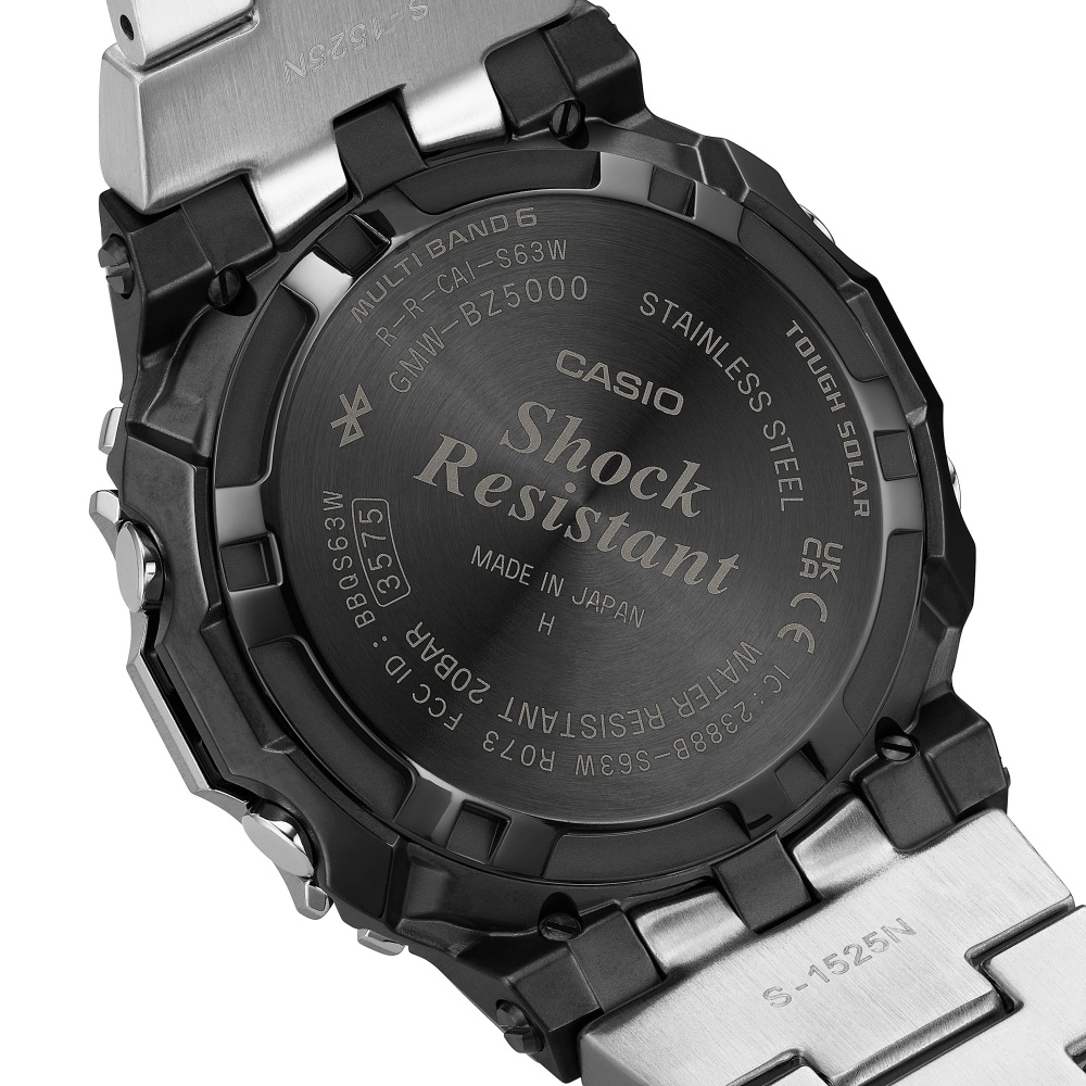新品] カシオ Gショック GMWBZ5000D1JFブラック ステンレス ワールド