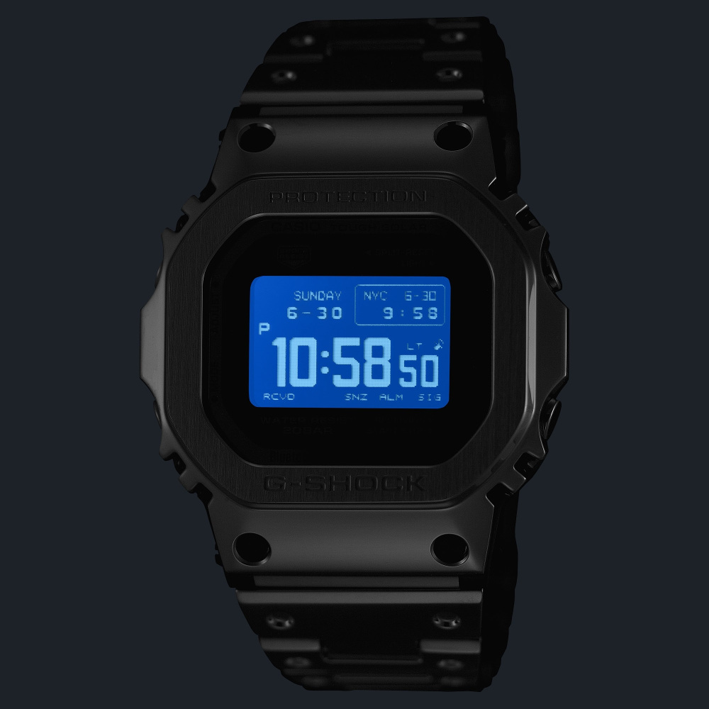 新品] カシオ Gショック GMWBZ5000D1JFブラック ステンレス ワールド