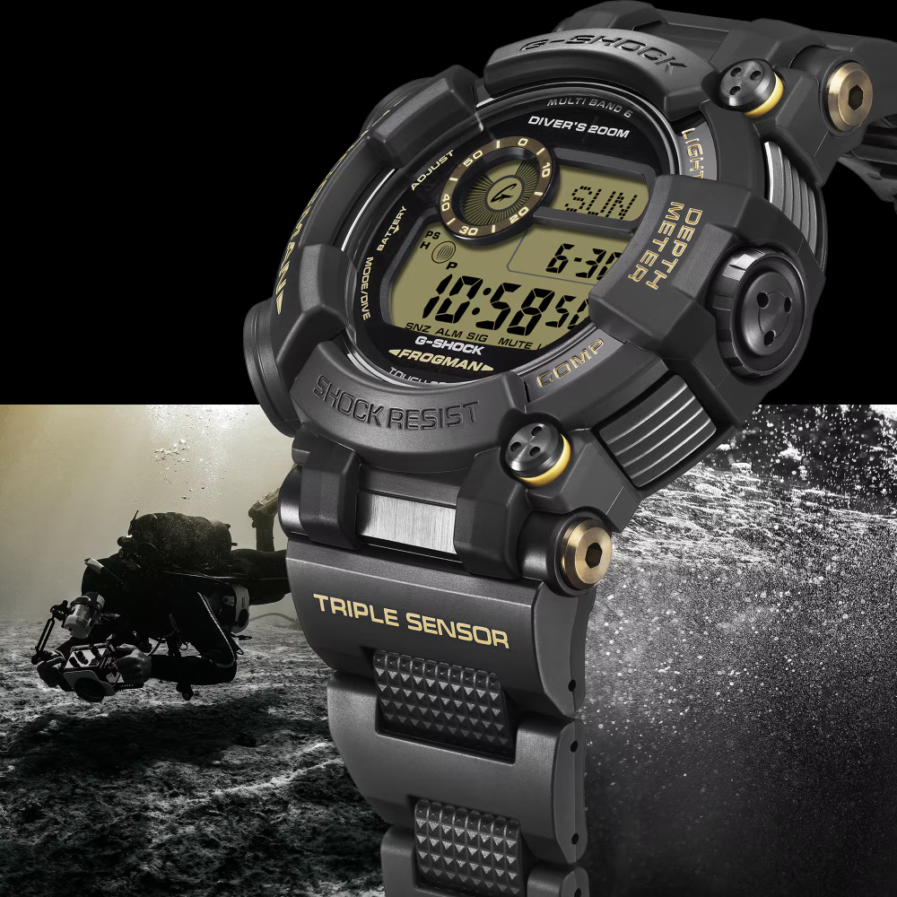 新品] カシオ Gショック GWFD1000BC1JFブラック ステンレス アラーム